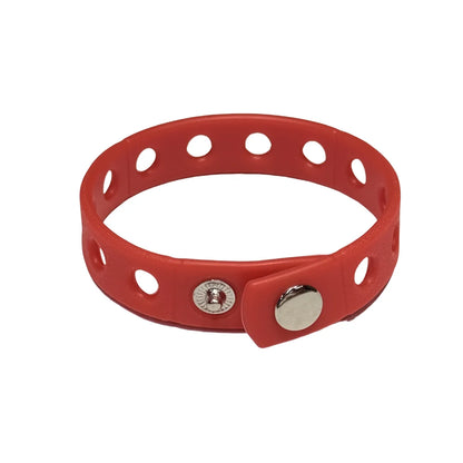 1/12/50/100PCS 21cm Silicone Flexible Holes Fit Shoe Charms Wrist Band Bracelet Sports Casual Bangle For Watches Decorations