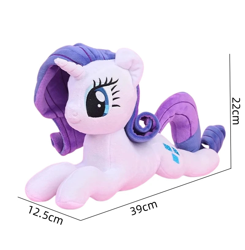 Original My Little Pony Plush Toys Applejack Rainbow Dash Twilight Sparkle Pinkie Pie Rarity Fluttershy Stuffed Doll Kid Gift
