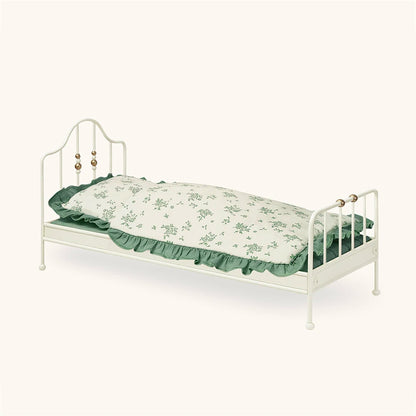 Aizulhomey 1/6 Doll House Model Furniture Accessories Metal Princess Bed with Bedding Set Bjd Ob11 Gsc Blyth Lol Miniatures Toys