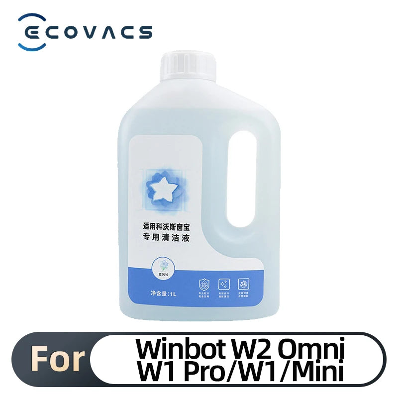 For Ecovas Winbot W2 Omni, W1 Pro, W1, Mini Detergent Sweeper-Antibacterial Cleaner High-Efficiency Cleaning Solution