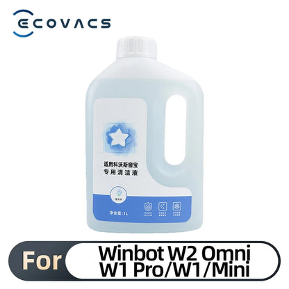For Ecovas Winbot W2 Omni, W1 Pro, W1, Mini Detergent Sweeper-Antibacterial Cleaner High-Efficiency Cleaning Solution