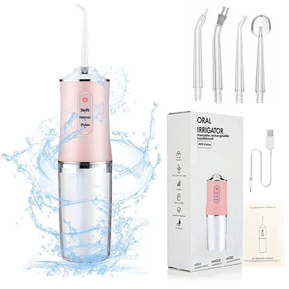 Water Dental Waterpick Irrigator Ipx7 Waterproof Irrigation Mouthwash Machine Oral Floss Flosser Irigator For Teeth Cleaner