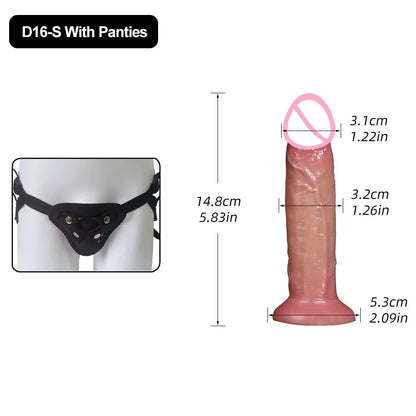 5 Sizes Realistic Dildo Sex Toys for Women Soft Huge Penis Suction Cup Thick Anal Dildo Adult Masturbator Cock Dick Butt Plug