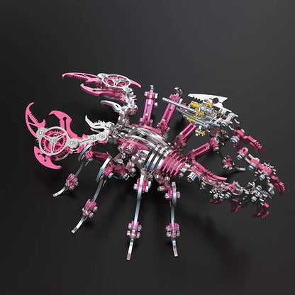 3D Metal Puzzle for Adults, Mechanical Scorpion Insect Model Kit, DIY Metal Building Puzzle Set, Assembly Toy Gift for Men Boys