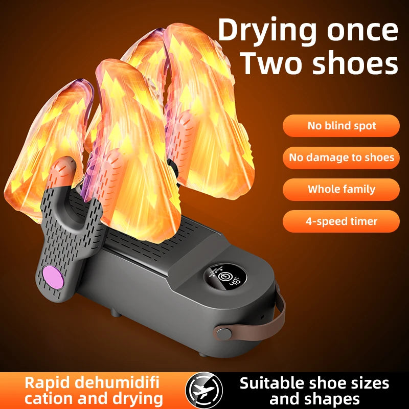 New Intelligent Constant Temperature Timed Shoe Dryer Machine Dehumidification Shoe Drying Machine Portable Storage Household