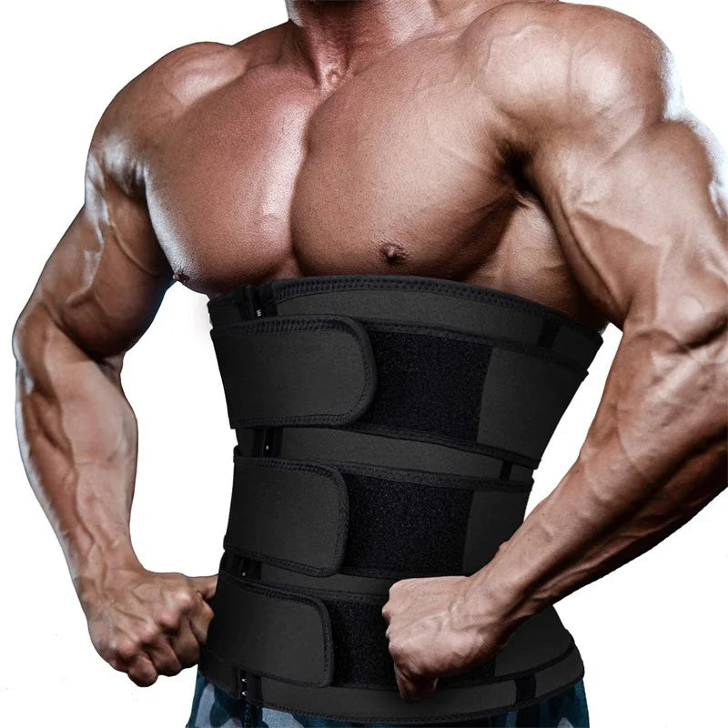 Men Sports Body Shaper Waist Trainer Girdle Abdomen Sweat Vest Slimming Underwear Weight Loss Shirt Fat Burner Workout Tank Tops