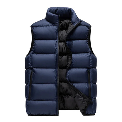Fashion Warm Running Wear Anti Pilling Anti Fading Warm Down Coats Parkas Goose Down Men Down Jacket Warm Down Cotton Vest