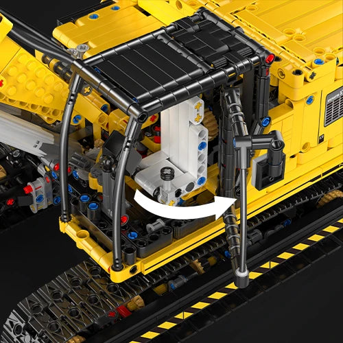 MOULD KING 13112 Technical Car Toys The MOC-2513 APP&RC Motorized Excavator Model Building Blocks Bricks Kids Christmas Gift
