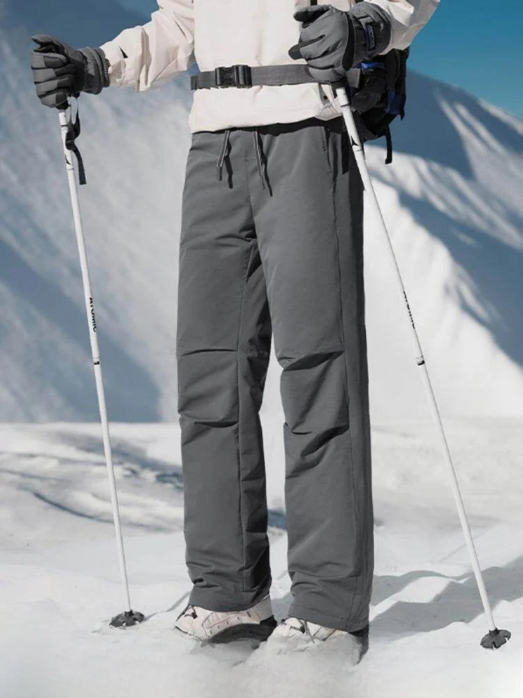 Outdoor Men's And Women's down Trousers 90 Duck down Filling Winter Cold Resistant Warm Windproof Breathable Youth Fashion