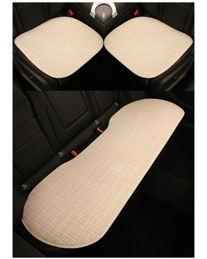 Bear Plush Seat Cushion Cover Universal Skin-Friendly Cute Soft Car Pillow Case Autumn Winter Decorative Seat Accessories