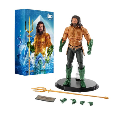 Justice League Figure Batman Action Figures Superman Aquaman Mera Harley Quinn PVC Collection Models Toys Gift