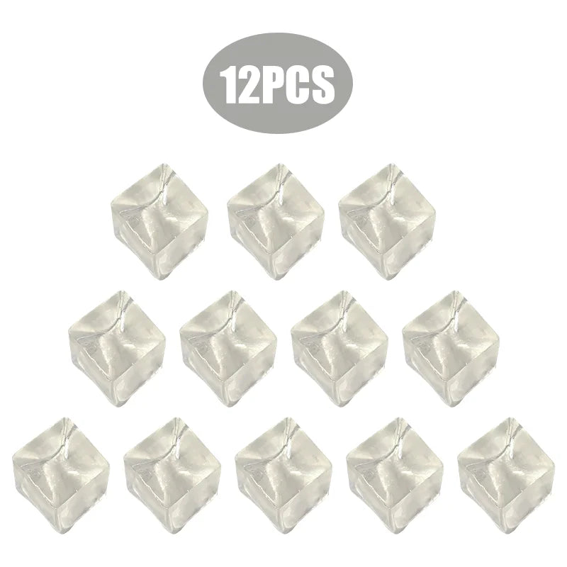 6/8/10/12 PCS Ice Cube Squishy Sensory Toys Stress Square Soft Touch Squeeze Office Stress Relief Toys for Adults Favors Gifts