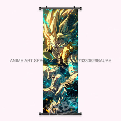 Dragon Ball Anime Wall Artwork Canvas Mural Scrolls Pictures Anime Character Son Goku Hanging Painting Poster Home Decoration