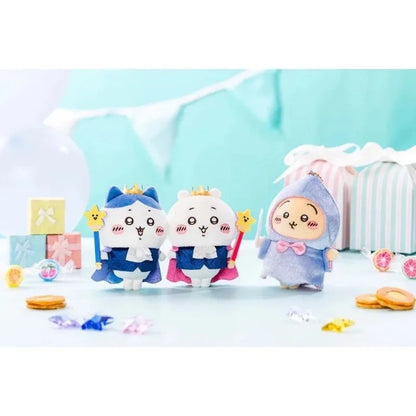 Jhiikawas Fairy Tale Prince  Princess Series Plush Keychain Cute Usagi Hachiware Jiikawa Anime Pendant Kawaii Bag Charm for Fans