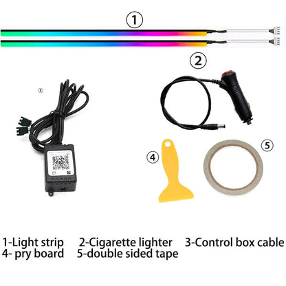 Symphonic  APP Control 256 Colours LED Skylight Ambient Light Atmosphere Sunroof Light Car Roof Panoramic car roof ambient light