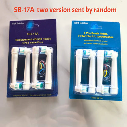 12types Toothbrush Heads Replacement For Oral B PRO Models 600 650 670 2000 2500 2900 3000 3500 3900 Soft Bristles Health Care