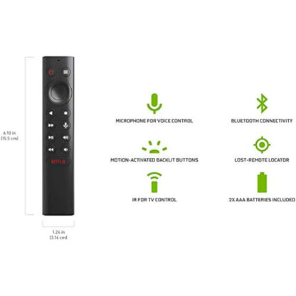 Shield Android TV Pro 4K HDR Streaming Media Player High Performance, Dolby Vision, 3GB RAM, 2X USB, Works with Alexa, Model:94