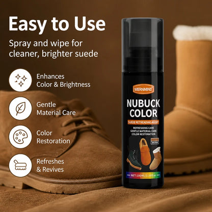 Leather Revitalizing Color Liquid for Suede Nubuck Velvet Leather Color Restoration And Gloss Recovery