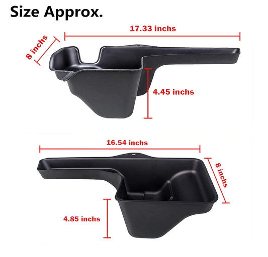 Car Rear Trunk Box Organizer Tray for Jeep Wrangler JL JLU Sahara Rubicon 4 Doors 2018-2023 Stowing Tidying Interior Accessories