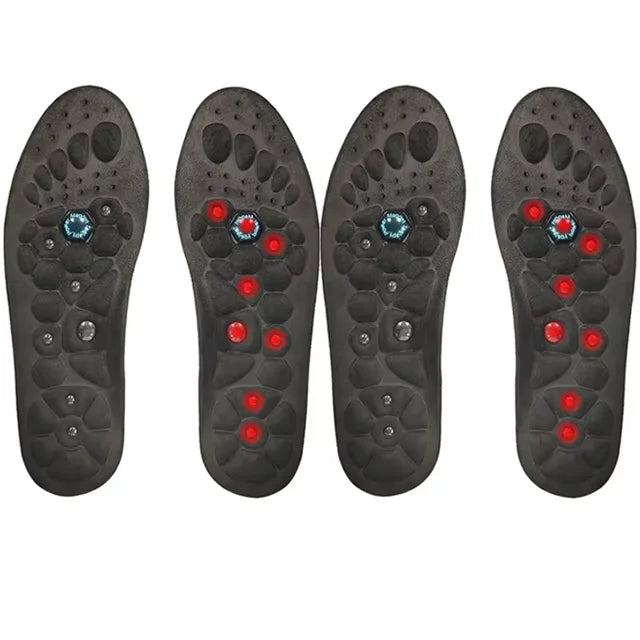 1 Pair Magnetic Therapy Foot Acupressure Insole Arch Support Health Massage Shoes Soles Reflexology Anti-fatigue Comfort Inserts