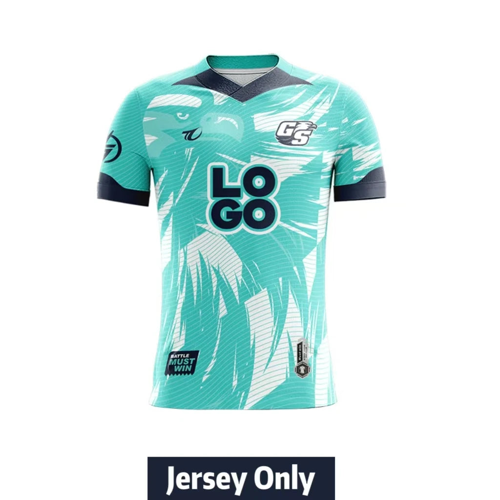 Custom Sublimation Printing Football Jersey Polyester Soccer Uniform Club Team Football Uniform Breathable Soccer Jersey For Men