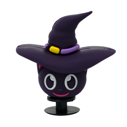1/15pcs 3D Halloween Party Horrible Shoe Accessories Black Cat Ghost Witch Shoe Charms Woman Men Kids Pins Buckle Decorations