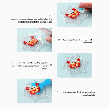 36 Colors DIY Water Bead Spray Magic Beads Handmade 3D Puzzle Accessories Children's Educational Bead Toys Kids' Craft Puzzle