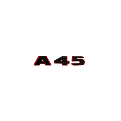 2024 New style Two tone Letters A35 A45 A45S Turbo 4matic Emblem for W177 W176 Car Fender Trunk Rear Logo Sticker