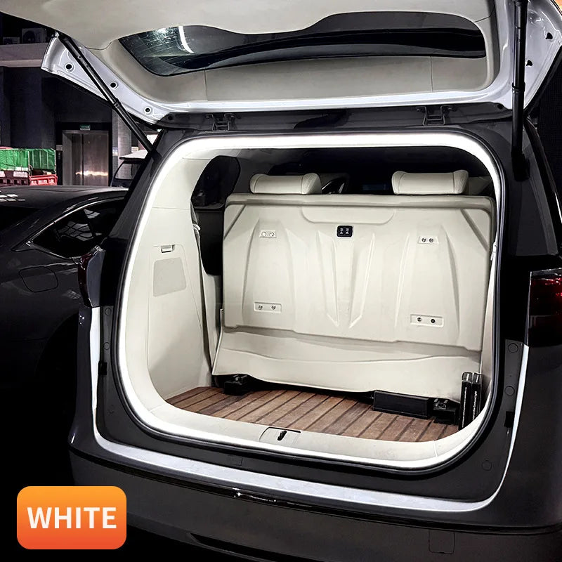 Car High Brightness Trunk Lighting Ambient Light 2/4M Interior Decoration LED Wiring Free Automatic Sensing Tailgate Light Strip