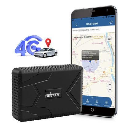4G car GPS tracker TKSTAR TK915 GPS locator 7800mAh magnet waterproof IP67 tamper proof alarm lifetime free application