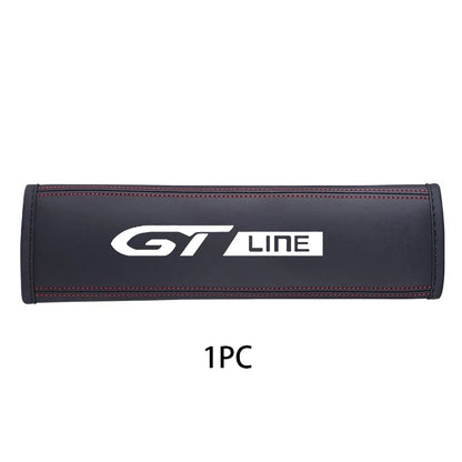 1PCS Car Seat Belt Cover Protector Accessories For Peugeot GT GTline 3008 308 T9 208 508 2008 Rifter 5008 207 206 408 108 4008