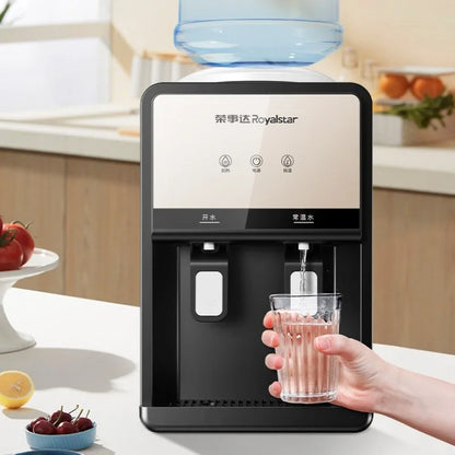 Desktop water dispenser household small desktop system for hot and cold use bottled water boiling machine water dispenser