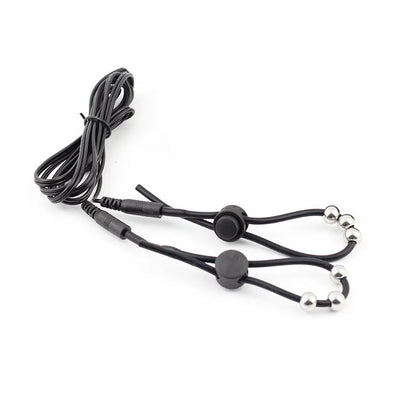 Electric Shock Bdsm Cock Sheath Ball Stretcher Host Cable E-stim Penis Ring Electro Sex Toy for Men Glans Testicle Loops Massage