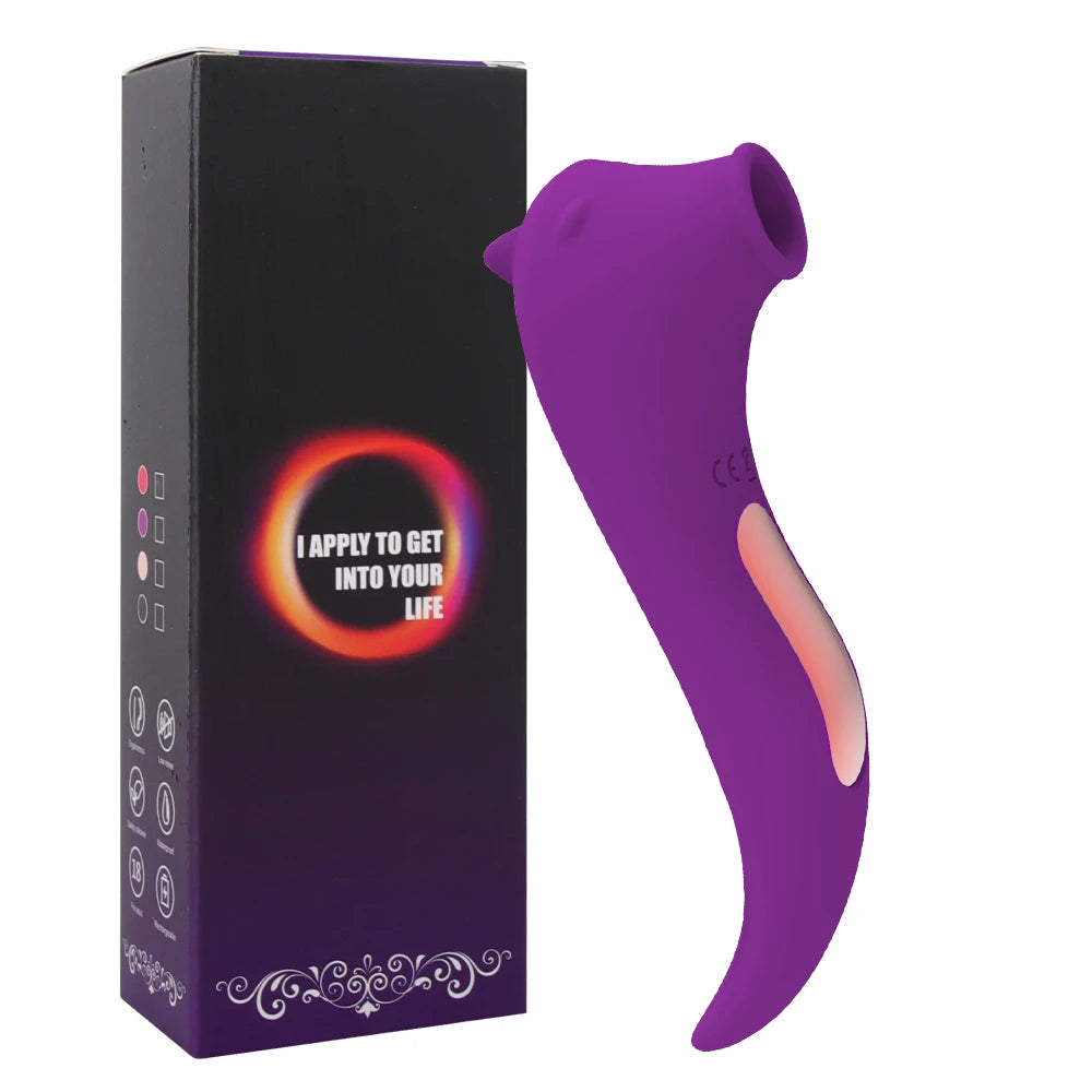 Powerful Clitoris Sucking Vibrator for Women Nipple Oral Vacuum Stimulator Massager Dildo Female Masturbator Sex Toys for Adult