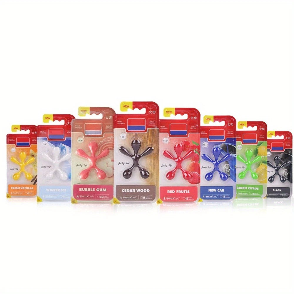Car Air Vent Aromatherapy Clips with Hanging Rope Design Colorful Silicone Diffuser Holders Universal Fragrance Accessories