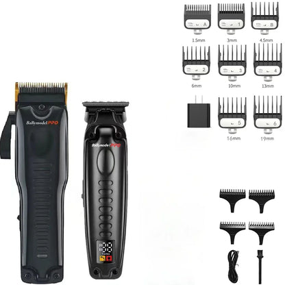 2024 New Babymodel PRO Professional Hair Clipper Trimmer Shaver Set 7500RPM DLC Alloy Blade Professional Hair Trimmer USB Socket