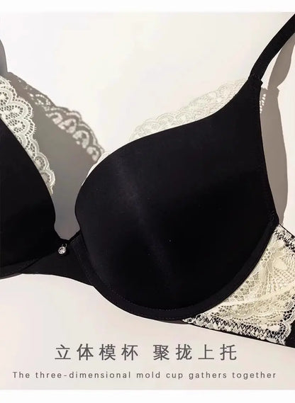 Full Coverage Bra for Big Bust Wireless Lift Seamless Double Design Support Outer Expansion Anti Sag Lingerie Comfort Fit