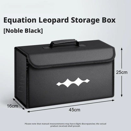 Suitable for BYD Formula Leopard Titanium 3 7 Leopard 5 8 car carbon fiber trunk storage box large capacity foldable storage box