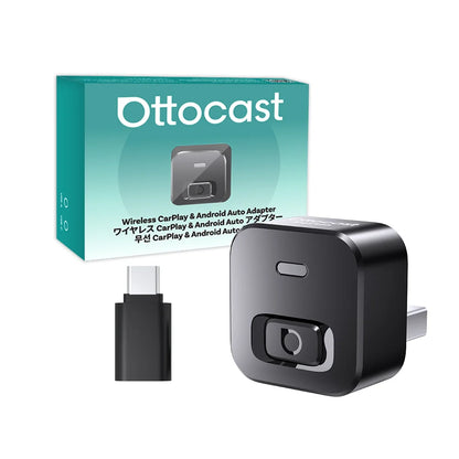 Ottocast Cabin Care Wireless CarPlay Adapter 1080P Car Rear Seat Camera 150° Wide Angle Night For Kids & Pets For Benz Toyota VW