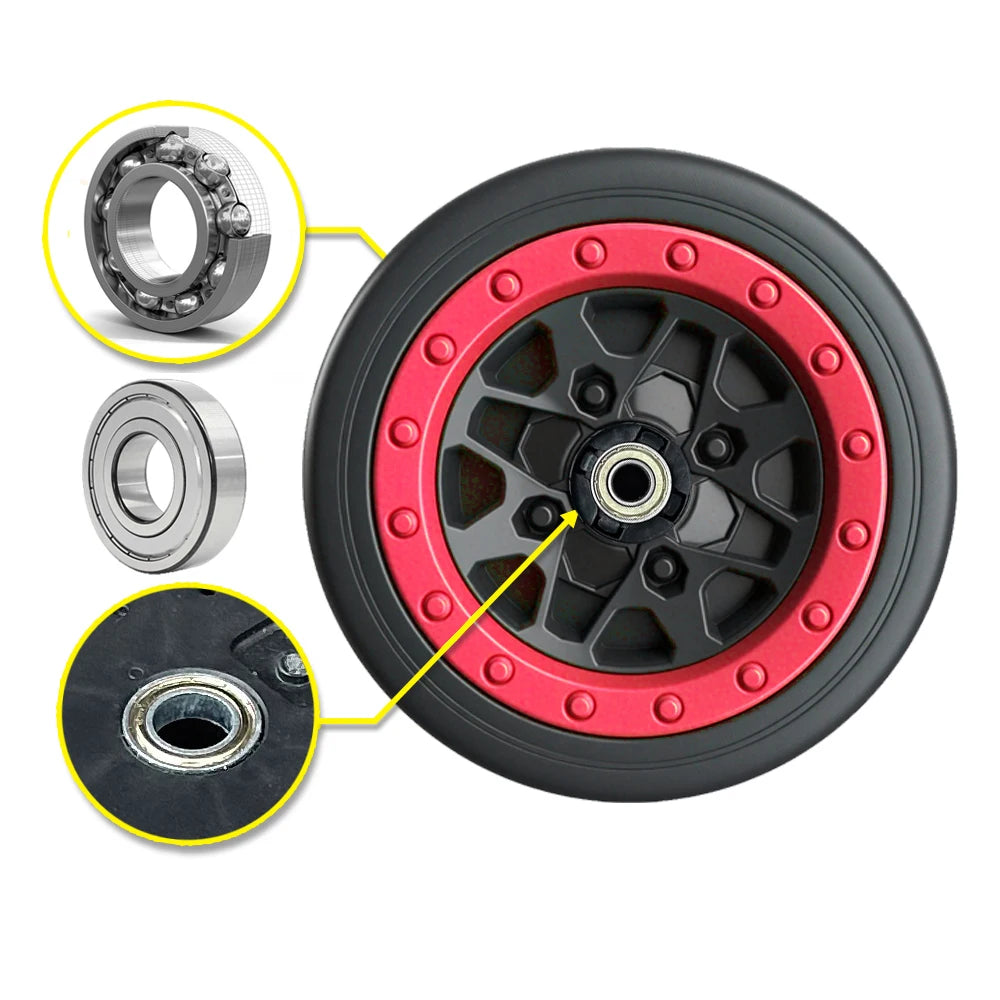 21CM/25CM/30CM,8/10/12in Children Electric Ride on Car EVA Solid Rubber Alligator Tire,Kart drifting car tire,Coupler, bearing