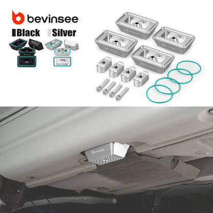BEVINSEE Aluminum Jack Pad Set For BMW E46 X3 E83 Z4 E86 E85 E89 Replaces 51 71 7 065 919
