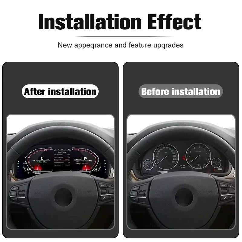 Cluster Dashboard For BMW F10 F15 F16 F25 F02 F07 X3 X4 X5 X6 5 Series speedometer LCDinstrument panel  digital instrument