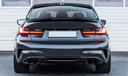 XVIP Car M4 Style Roof Spoiler Glossy Black Wings For BMW 3 Series G20 G28 2019-2022 330i 330e Sedan ABS Ducktail Trunk Spoilers