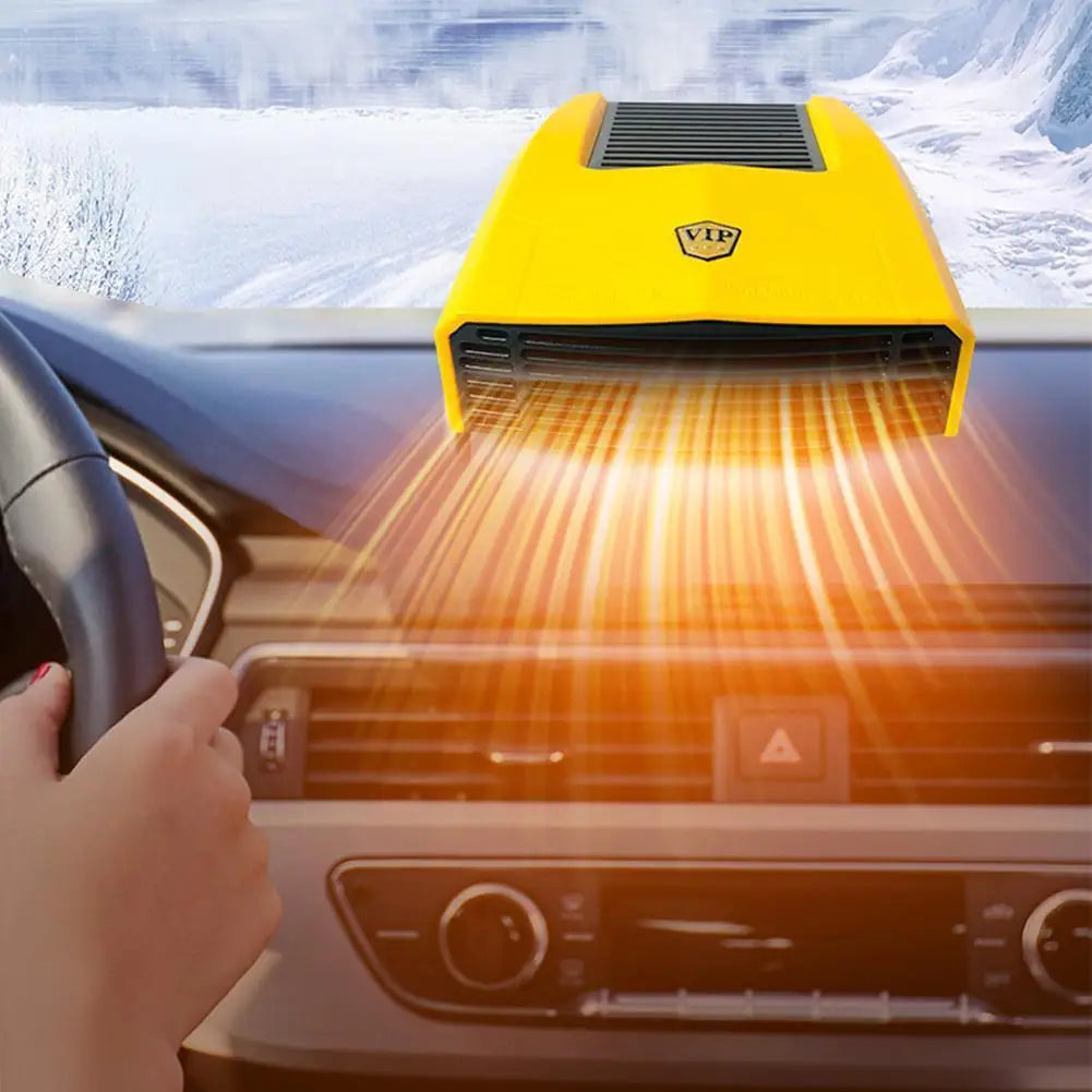 800W Car Electric Heater for Makita Winter Defroster & Heating Fan with 2 USB Ports Fast Heating Defogger for Mobile Charging