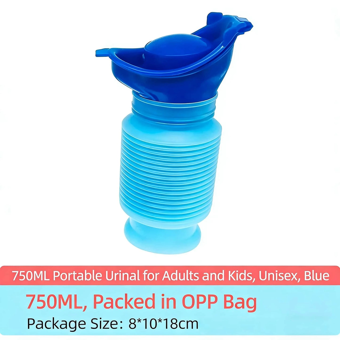 Portable Female Urination Device Foldable Standing Urinal for Outdoor Travel Car Emergency Use
