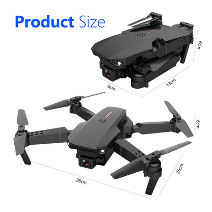 E88 Mini Drone UAV 360-Degree Rotating Folding WiFi Remote Control Aerial Photography Quadcopter Toy Helicopter One-Click New
