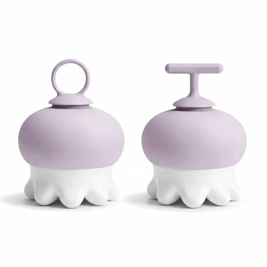 Ceramic Body Massage Tool with 60°C Hot Water Use, Heat Insulated Manual Massager for Neck Shoulder Back
