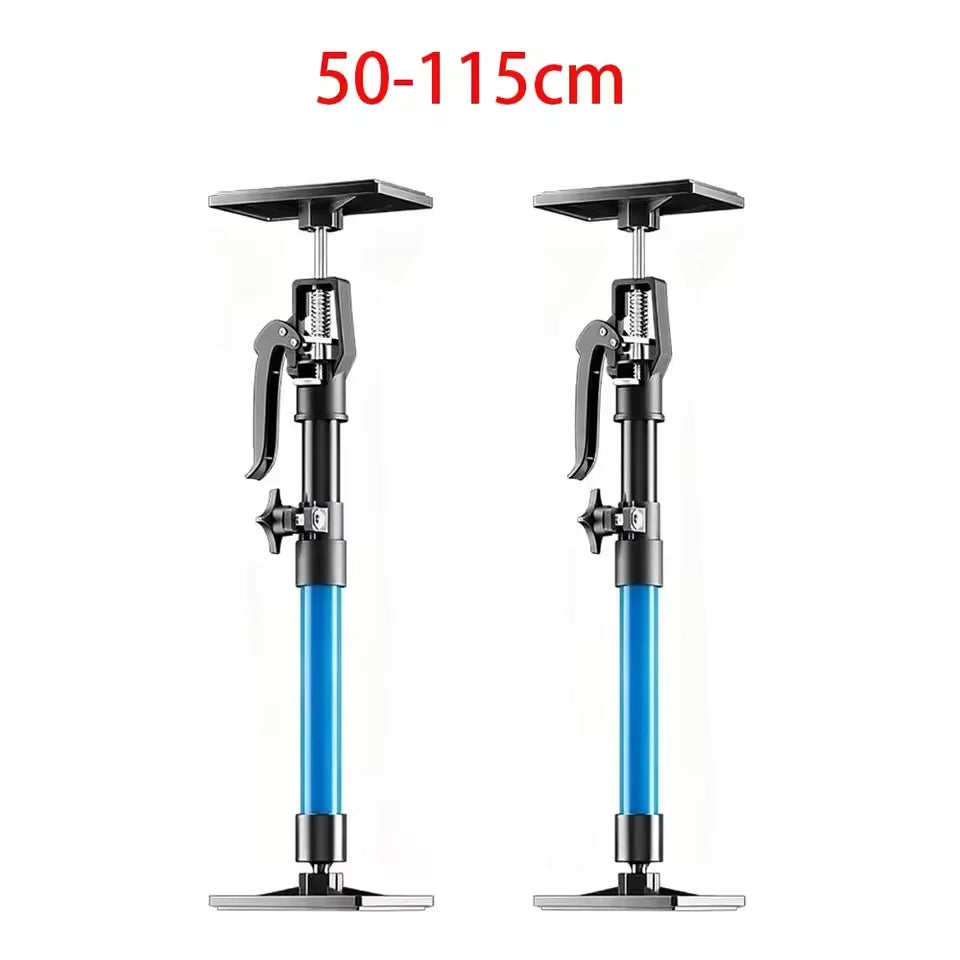 New 2Pcs Labor-Saving Telescopic Steel Support Rod Cabinet Jack Drywall Construction Tool Extensible Non-slip Hand Lifting Jack
