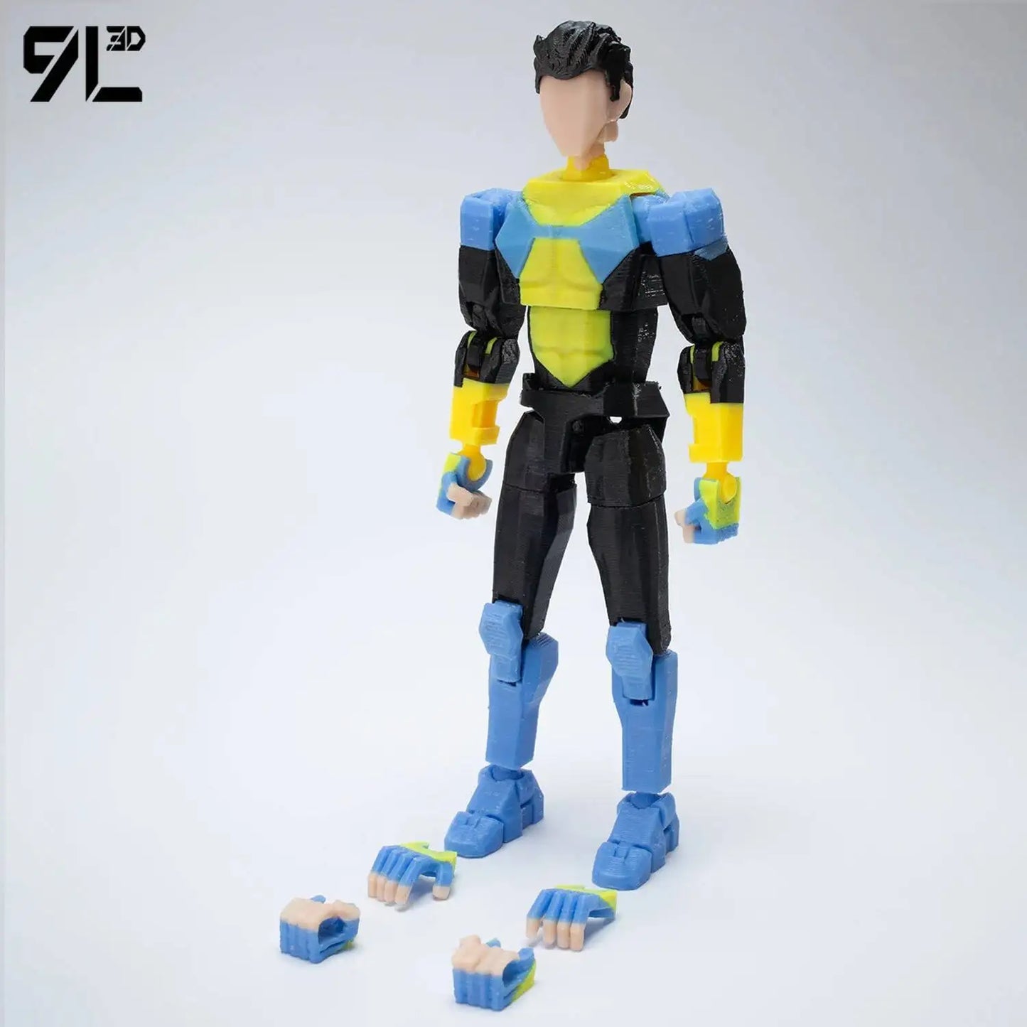 9L3D Printed Invincible Tech Jacket Toys Action Figures Titan13 T13 Dummy 13 Superheroes Multi-Jointed Movable Shapeshift Toys