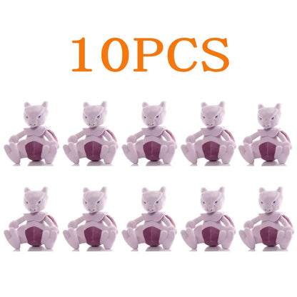 10pcs Pokemon Official Plush Toy - Charmander, Squirtle, Pikachu Plush, Bulbasaur Stuffed Animal Toy, Pokemon Doll Birthday Gift